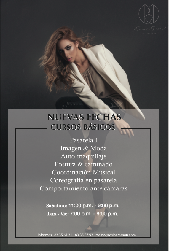 rosinaramon's tweet photo. Nuevas Fechas Para Cursos Básicos #RRRosinaRamon #RRModels #Style #Fashion https://t.co/0z4UzrrIoh