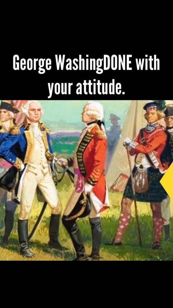 MsB_History's tweet photo. #GeorgeWashingDONE https://t.co/z0pcU4hQdI