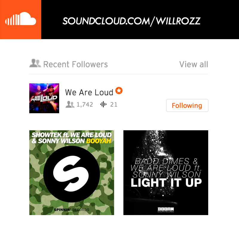 WillRozz's tweet photo. Nice to see that the boys from @WeAreLoudMusic are following me! They created hits like 'Booyah' and 'Light It Up'. https://t.co/OYKeqsCnb9