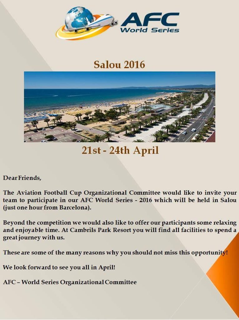 AFCWorldSeries's tweet photo. 2 months for the registration deadline AFC
Salou-Barcelona from 21-24 April
Join us now at https://t.co/emv1LYuHOq https://t.co/hRLA8Bc6i8