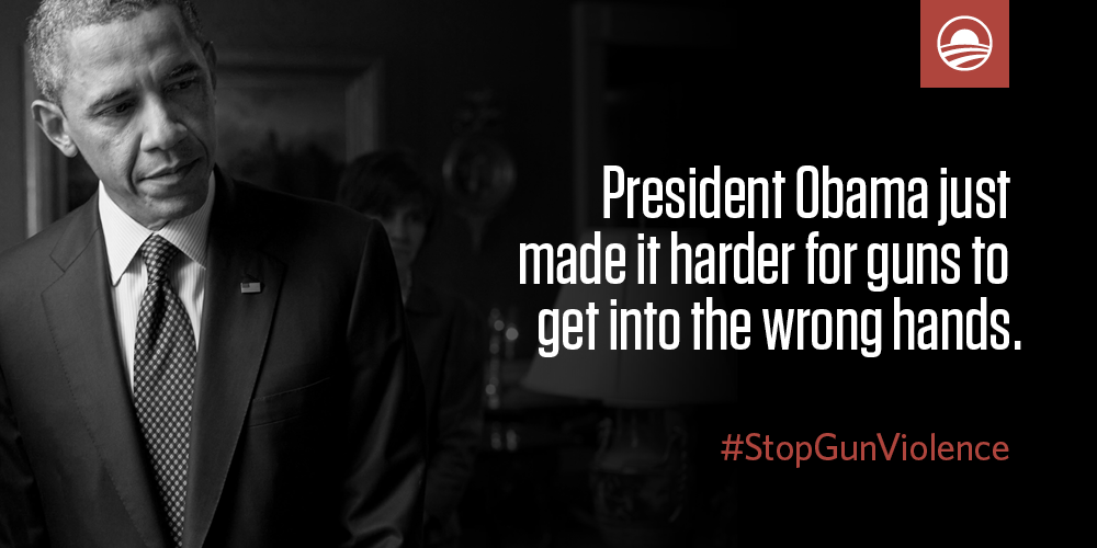 BarackObama's tweet photo. President Obama's common-sense actions will help #StopGunViolence. Now Congress needs to step up. https://t.co/DPkaaIp4p7