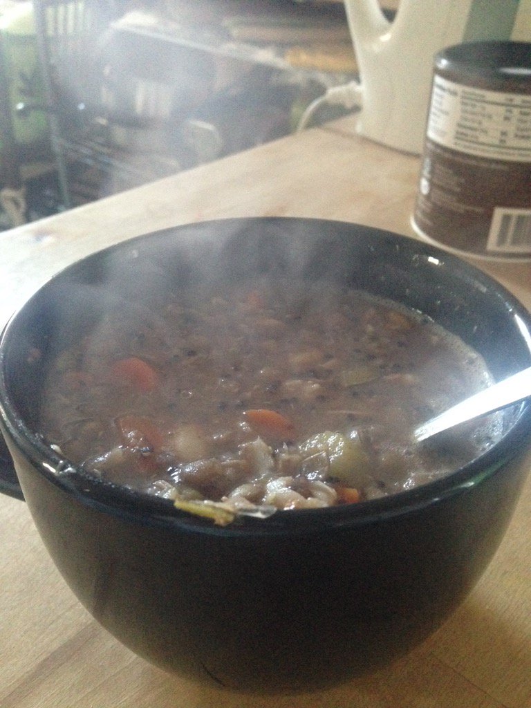 UnchartedBliss's tweet image. When you apartment is so cold and your soup looks like a mini heater #coldweatherproblems