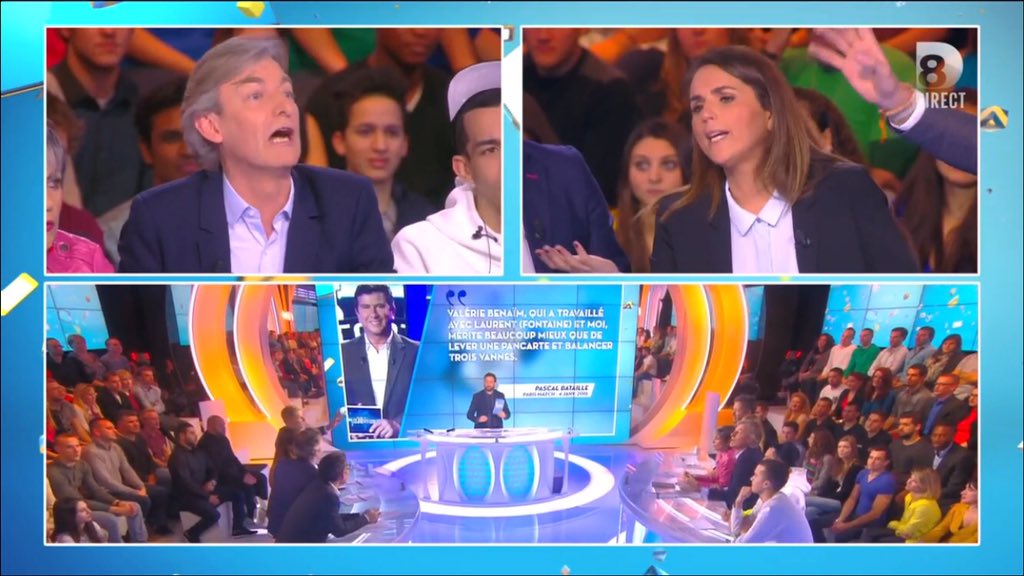 TBT9_W9's tweet photo. "Mais tu te fous de nous @BenaimValerie ?!" #TPMP @gillesverdez https://t.co/FNpp1EuPub