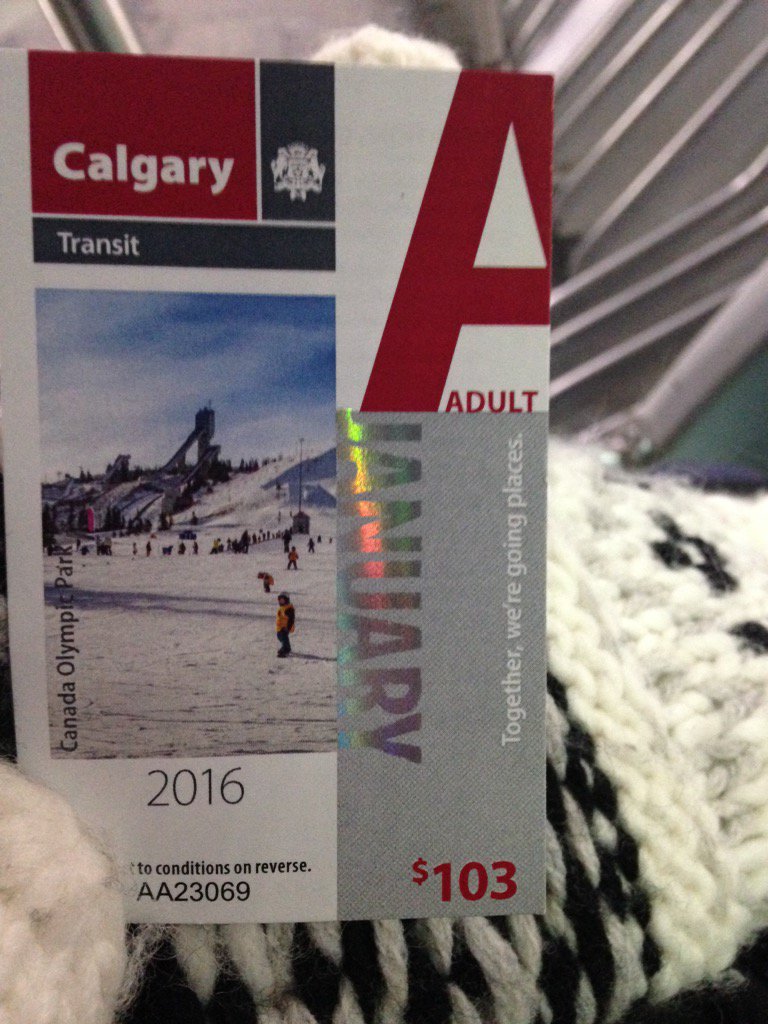 Loving the new look of the Transit passes <a href="/calgarytransit/">Calgary Transit</a> #smart n sleek