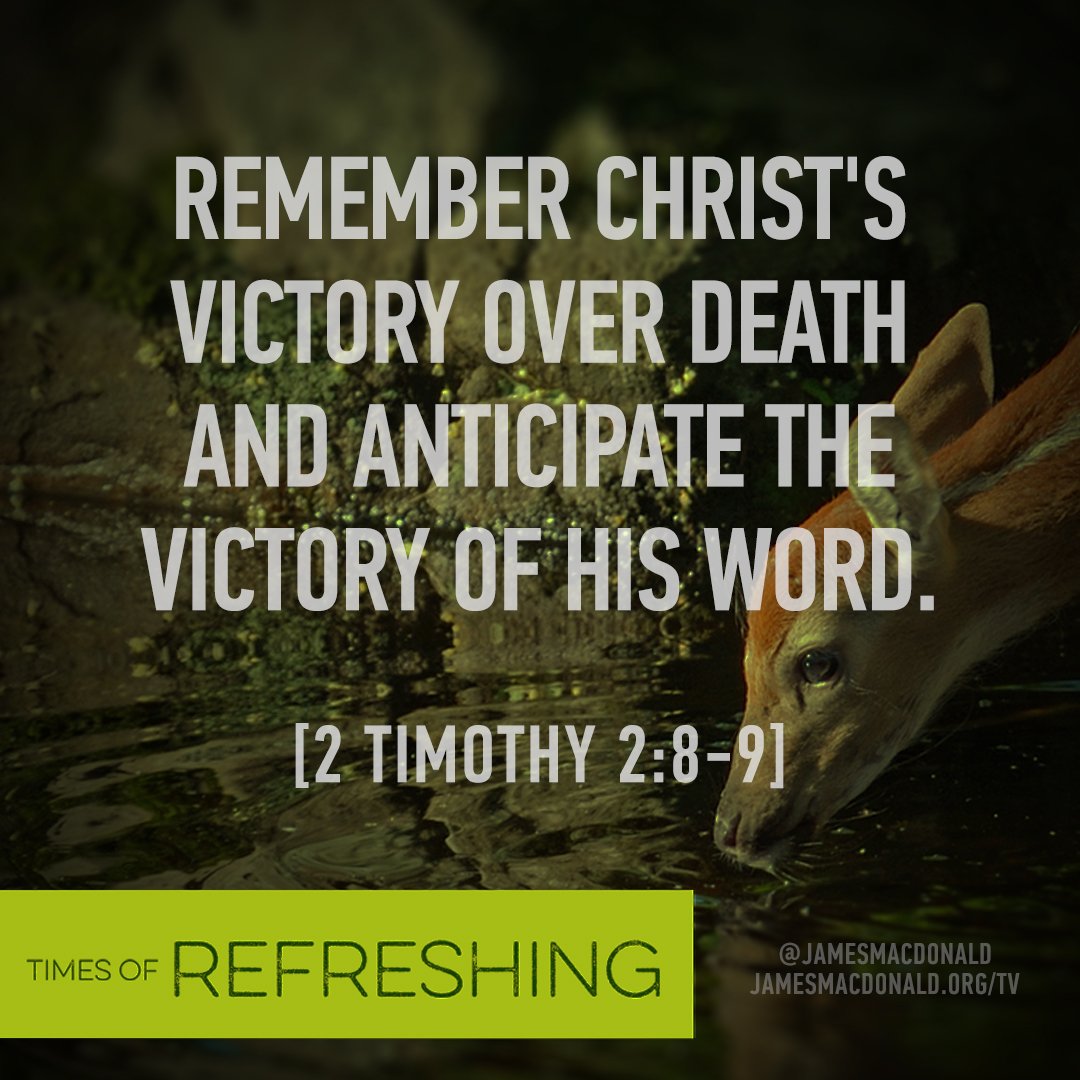 James Macdonald On Twitter Remember Christs Victory Over
