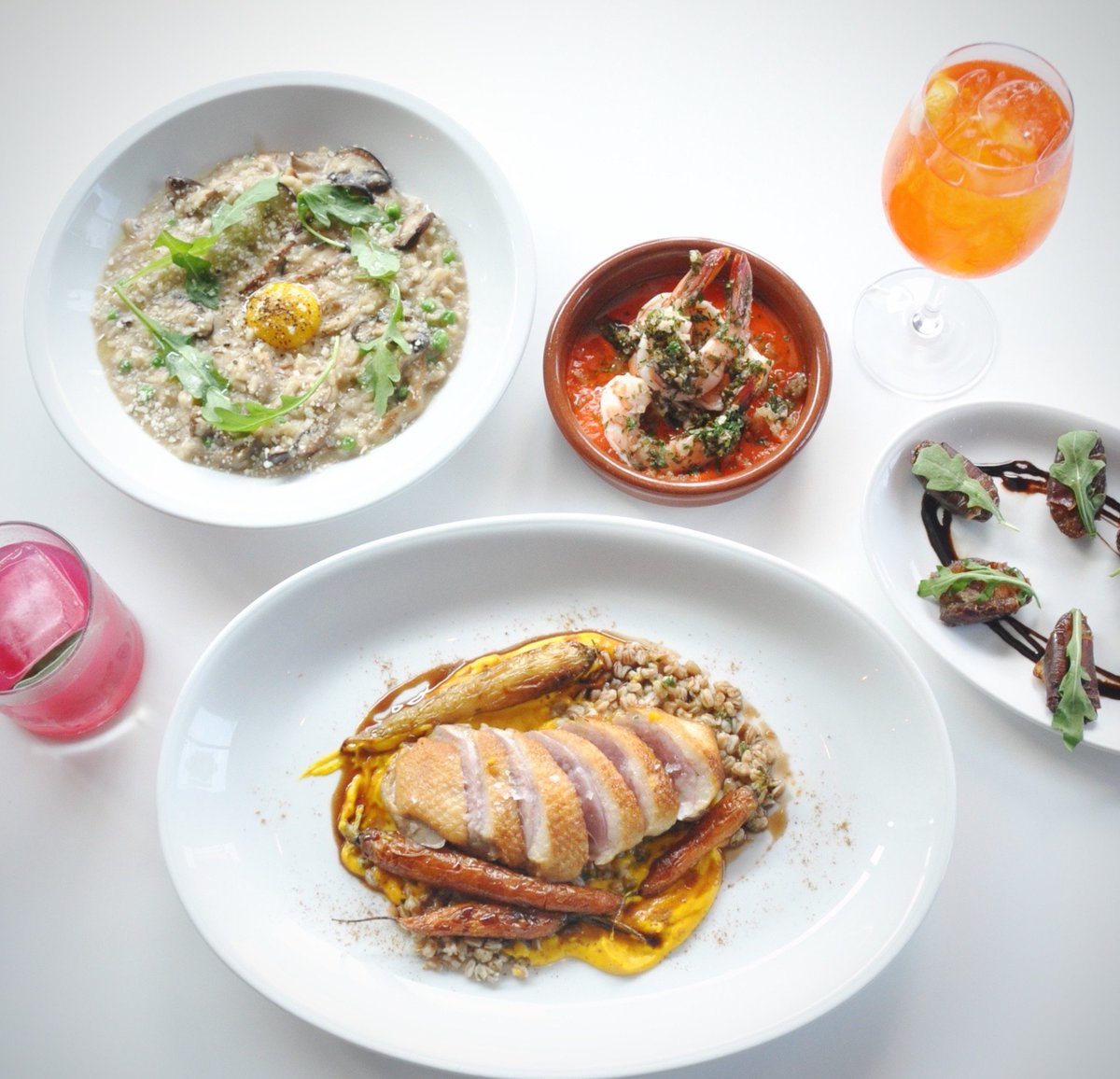 Come for #happyhour, stay for #dinner.