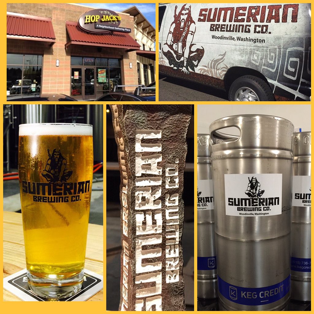 SumerianBrewing's tweet photo. Tonight 6-8 pm we'll be at #hopjacksklahanie Issaquah #newtaptuesday #lucidityPilsner #pouring https://t.co/kag1mjtGTO