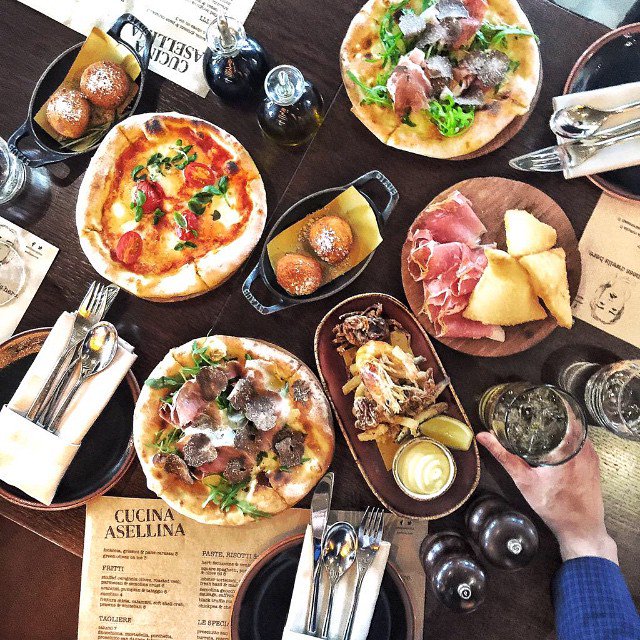 Sharing is caring. <a href="/AsellinaLondon/">Cucina Asellina</a> #foodporn