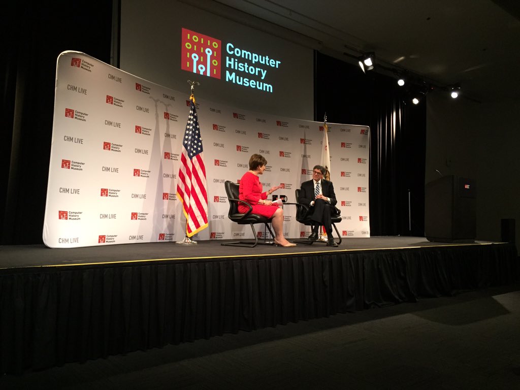 Great discussion with <a href="/SecLew/">Jack Lew</a> and <a href="/RepAnnaEshoo/">Rep. Anna G. Eshoo</a> re the innovation economy
