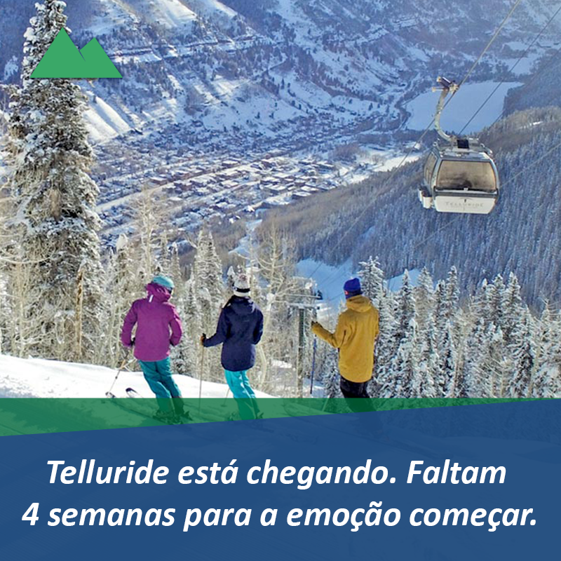 interblanc's tweet image. Controle a ansiedade, o dia 03 de fevereiro já está chegando. Prontos para uma nova aventura em Telluride? #viajar