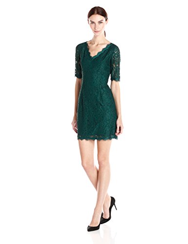 OriginalBloom_'s tweet image. Adrianna Papell Women’s Scalloped V Neck Sheath Dress, Forest originalbloom.com/product/adrian…