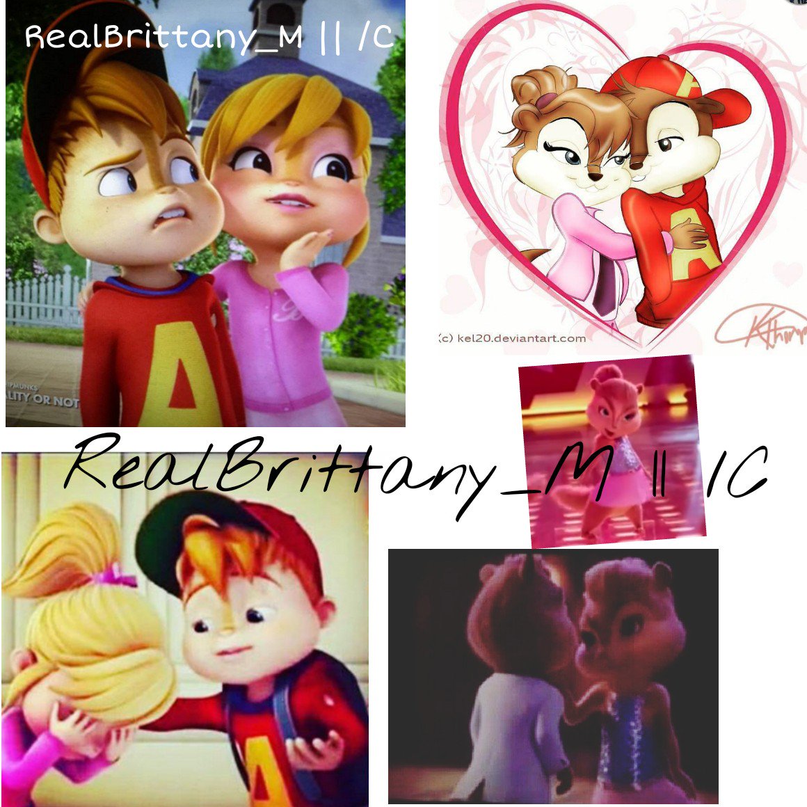 Alvin And The Chipmunks Brittany And Alvin Kiss