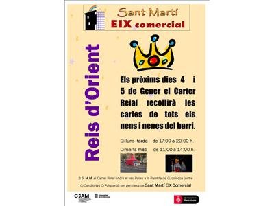 Bcn_SantMarti's tweet image. El CARTER REIAL serà a la Rbla. #Guipúscoa el 4 i 5 de gener ow.ly/VQz4J #HolaReis @santmartieix