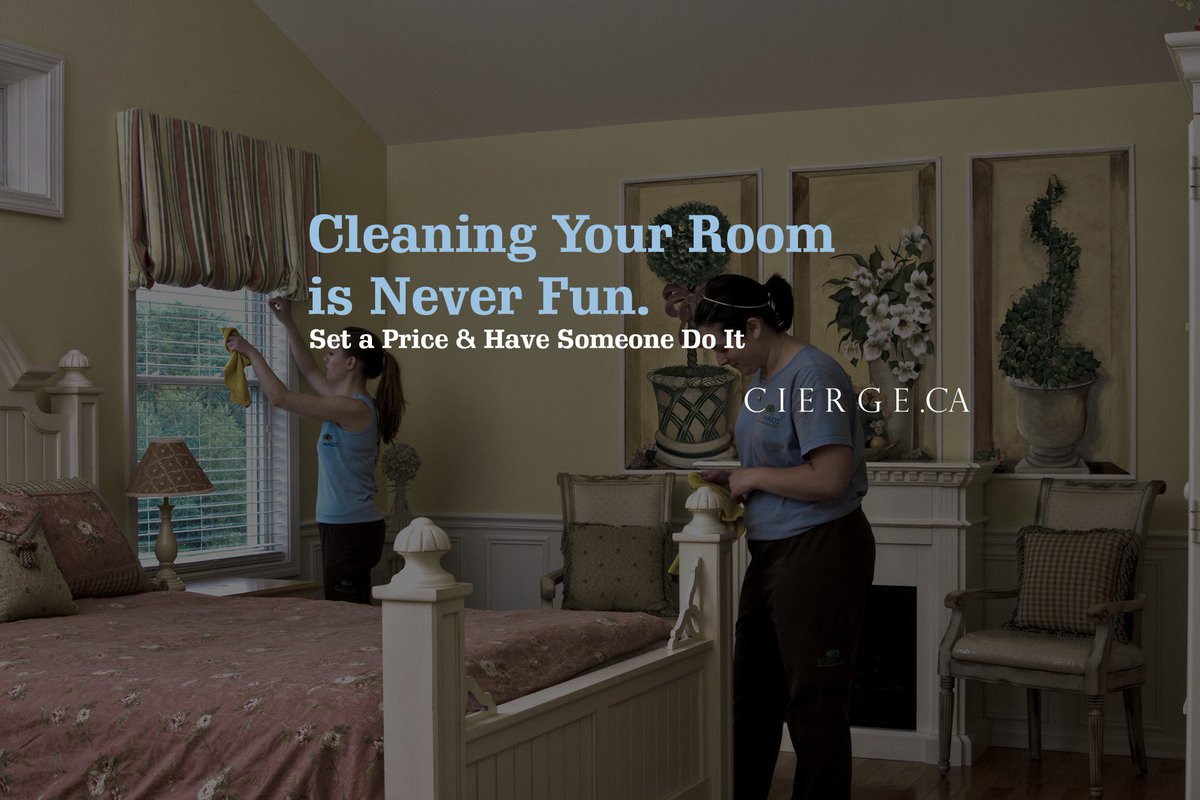 Tired of Cleaning Your Room? 
Set a Price &amp; Find someone in Your City or Town to Complete that Task!
#Canada