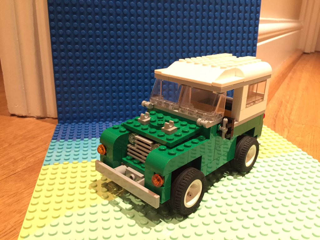 mattstatham's tweet photo. Best way to spend a very wet Sunday? Build a Series 2 Land Rover with the kids #LEGO #landrover #legofreestyle https://t.co/HYlwZlPHVZ