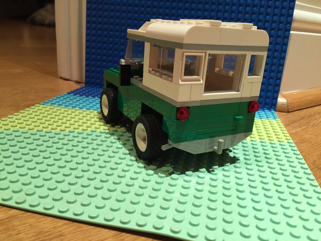 mattstatham's tweet photo. Best way to spend a very wet Sunday? Build a Series 2 Land Rover with the kids #LEGO #landrover #legofreestyle https://t.co/HYlwZlPHVZ