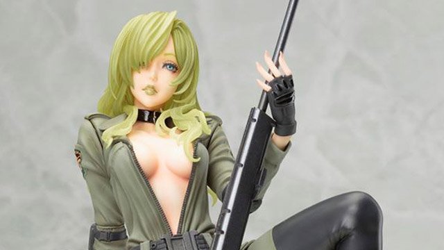 “Check out this sassy Metal Gear Solid Sniper Wolf Bishoujo figure. https:/...