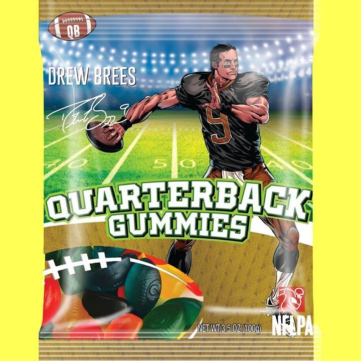 QBGummies's tweet photo. Time for a #candykickoff for #Brees &amp; the #Saints #whodat #NOSaints #saintsnation #whodatnation https://t.co/a8rgkktI47