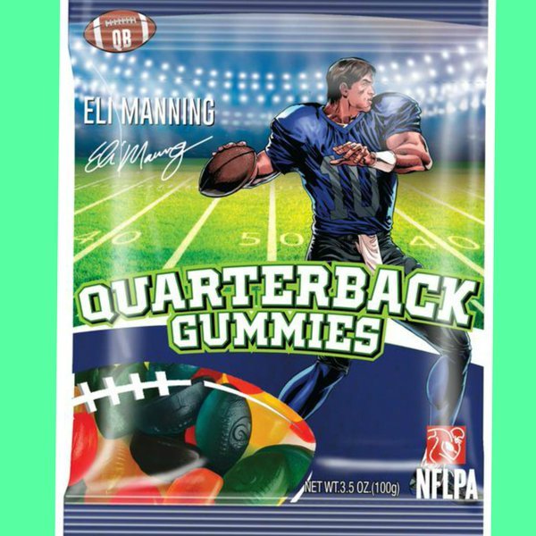QBGummies's tweet photo. #NYgiants kicking off! Are you snacking on your #fancandy? #pickyourplayer #qbgummies #bigblue https://t.co/wxXN44Tsuu