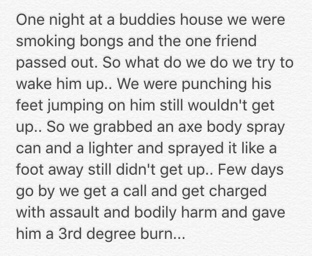 Fire and Axe Body Spray Don't Mix