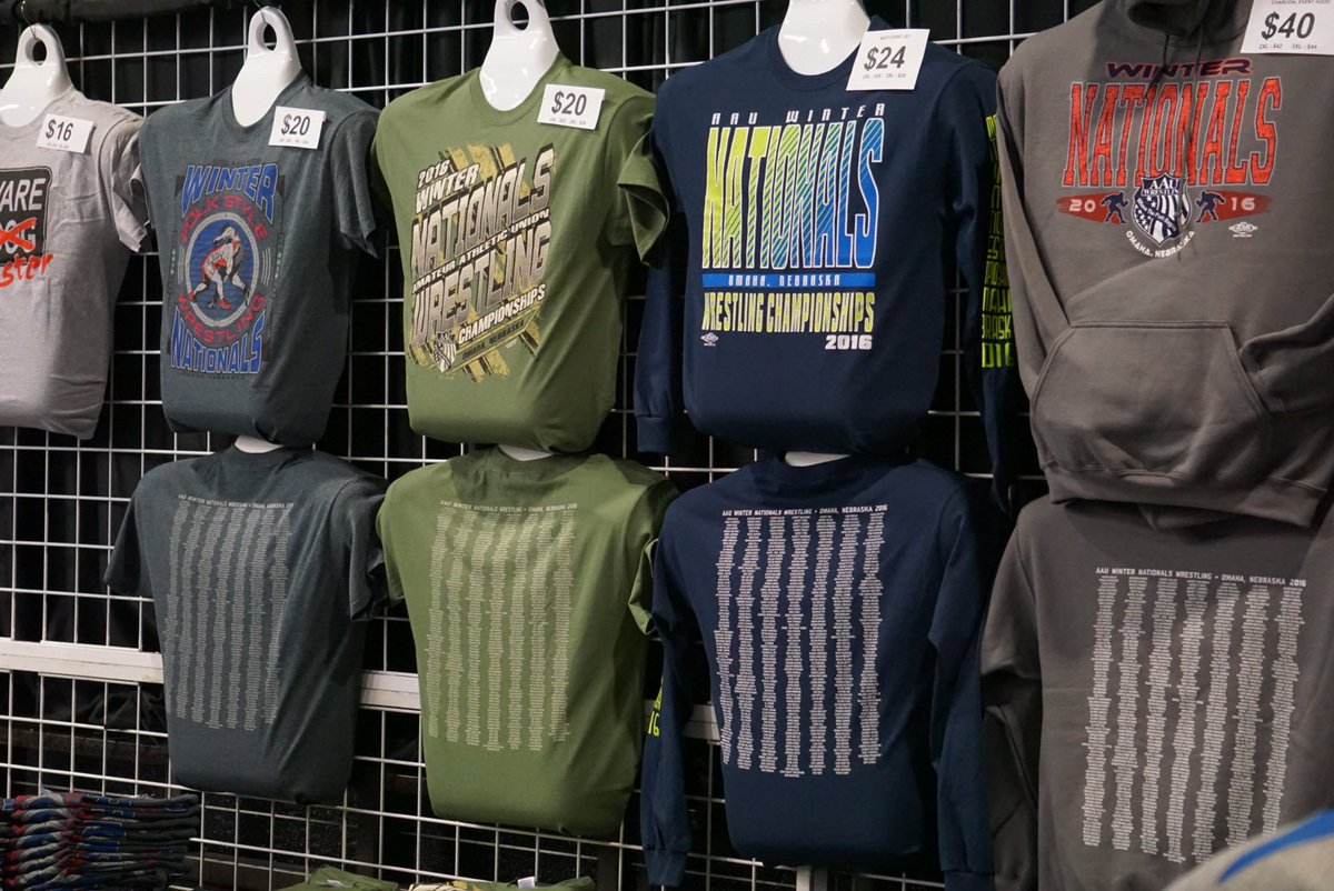 OMAWA_Wrestling's tweet photo. Zia Graphics has all of Winter Nationals gear! #WN2016 #ZiaGraphics https://t.co/n58f1ls3Zu