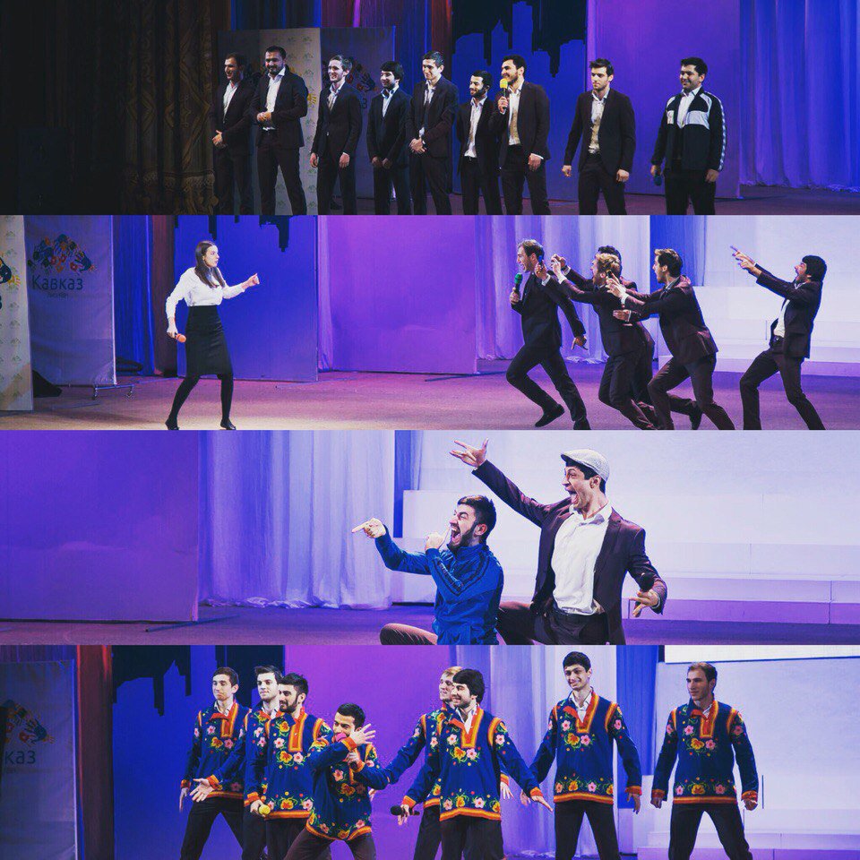 kdm_dgunh's tweet image. Очередная победа сборной команды #ДГУНХ "Всё сразу", теперь уже в Дагестанской лиге #КВН🎉🎉🎉
Поздравляем!😊 #КдмДгунх