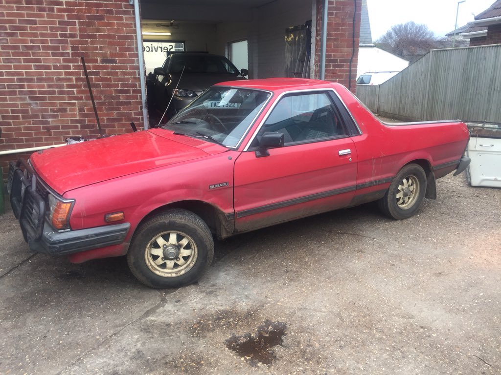 16vmini's tweet photo. Subaru brat WRX project is a go.  #yearofmatthew #40thbirthday https://t.co/SzOrkJ2oNU