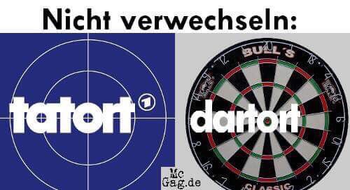 ElmarPaulke's tweet photo. Sorry Till, der richtige #Dartort läuft heute hier: @SPORT1! @Tatort #Verwechslungsgefahr https://t.co/5UK9h1AJI0