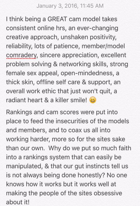 This is what I believe it takes to be a successful cam model! ? #cammodel #keepsmiling #staystrong #workhappy