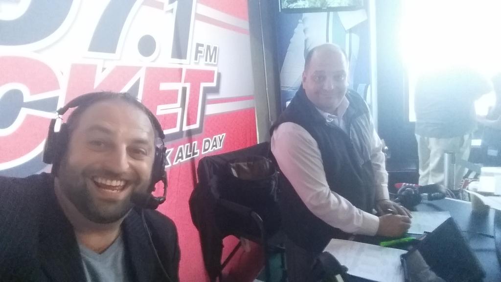 DanLeachDTM's tweet photo. The great @dennisfithian & I wrap up the disappointing #Lions season on our final postgame show next #sadsticks https://t.co/Z6EAp3dCh8