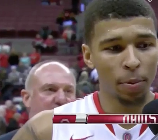 VIDEO: Thad Matta yells 'Heisman!' during Marc Loving interview ble.ac/1R673DA