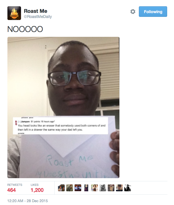 HaileyBrookex's tweet photo. following @roastmedaily was THE best decision I ever made 😂😂💀 https://t.co/mThZjCOfE6