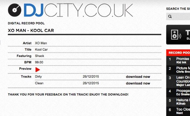 's tweet image. @XOManMusic @DJcityUK Dope! 💥