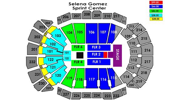 Sprint Center Seating Chart View