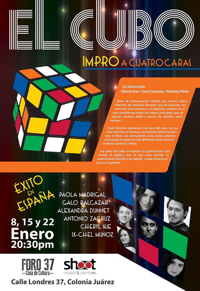AlertaMagazine's tweet photo. #Cartelera teatro de improvisación anuncia: El Cubo. Funciones 8, 15 y 22 de enero. https://t.co/9bHy3UaN51