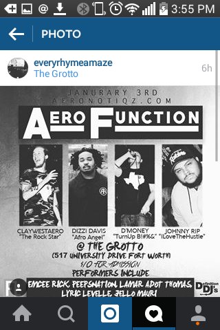AeronotiqzInfo's tweet photo. 🔥#AEROFUNCTION TONIGHT🔥
Check out what the artists have to say about tonight! @thegrottofw 8PM by @Aeronotiqz! https://t.co/A2nc7pfP0P