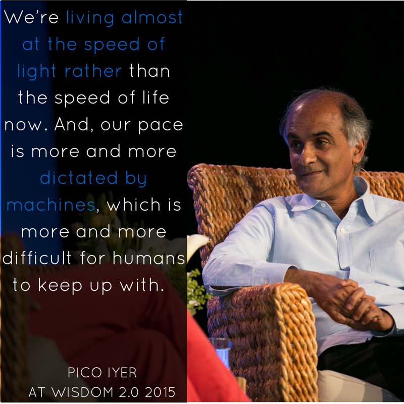 Wisdom2conf's tweet photo. Pico Iyer at #wisdom2015. Register here for this year's annual conference in San Francisco: https://t.co/tVfIHla1kl https://t.co/8arYRZHbLM