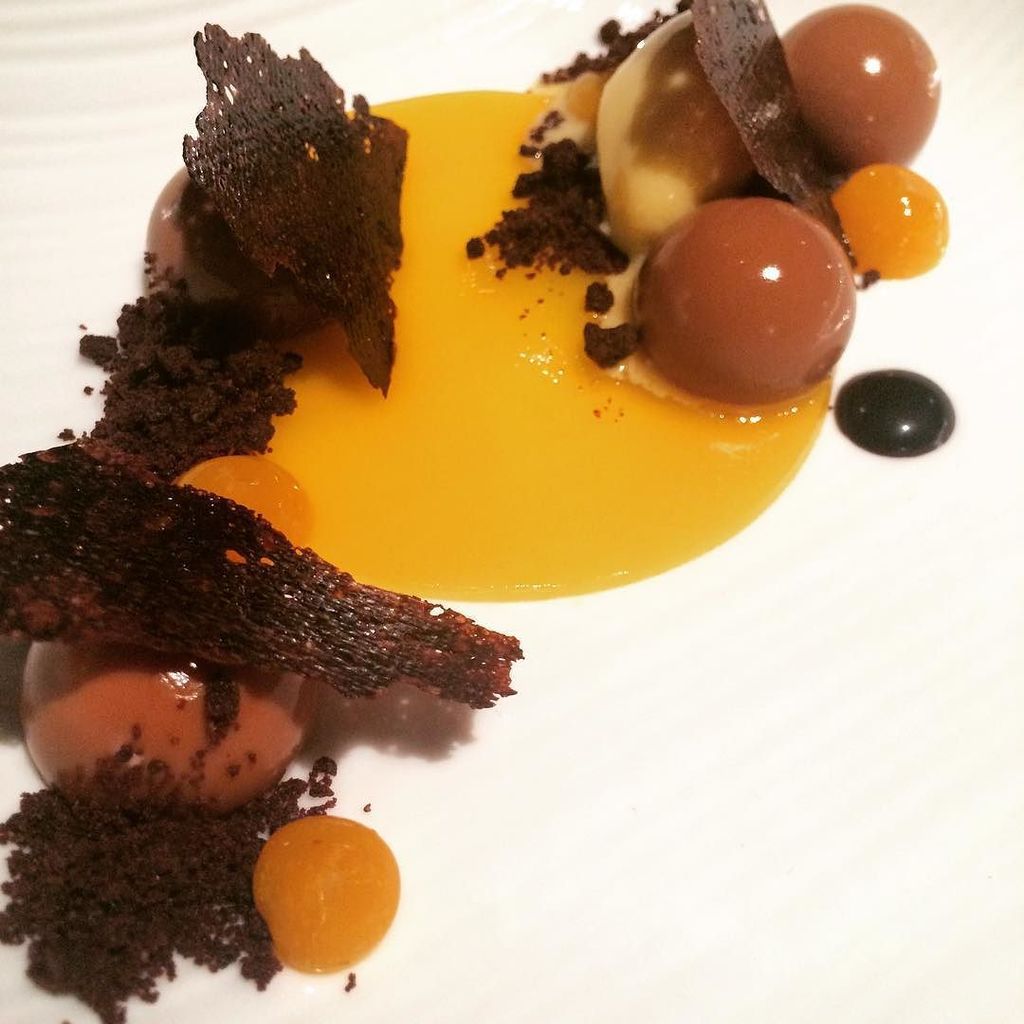 Chocolate and passion fruit at @cadencesf. #pastry #prixfixe #openingsoon