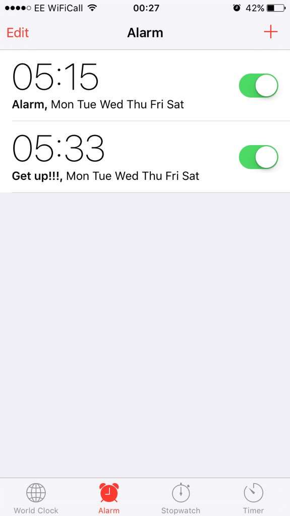 sezbears's tweet photo. Really? FML 😩😩 #backinwork #hatealarms #mondaymornings #killmenow https://t.co/qfRfXFCqgA
