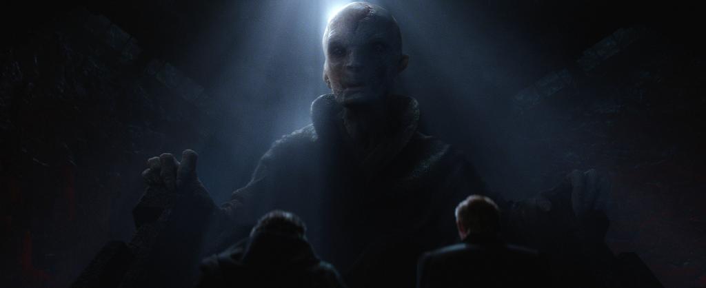 You've got to have someone to look up to. Supreme Leader Snoke in #StarWars #TheForceAwakens.