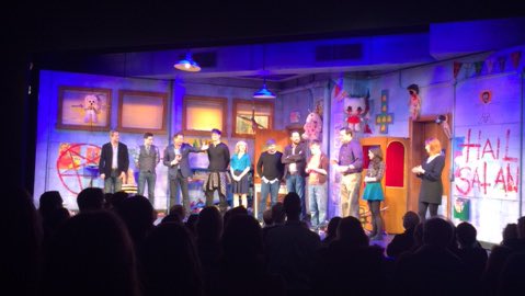 Final bow! Thank you, Broadway! #HandtoGodBway