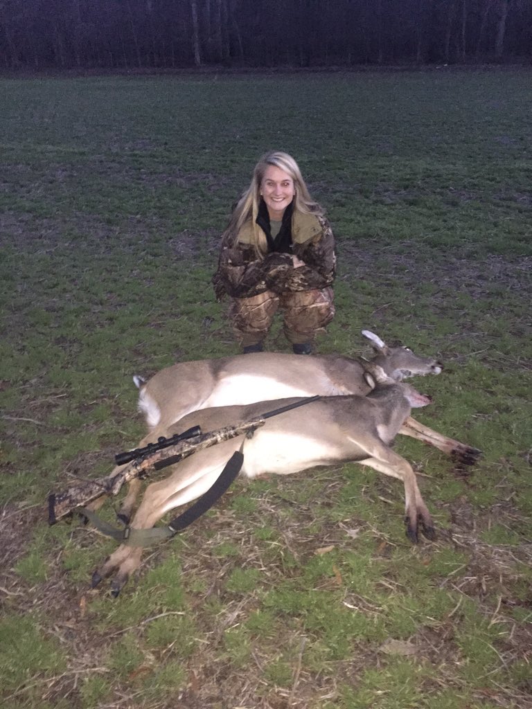 WesBottom's tweet image. She filled our freezer yesterday. Loves her new @MossbergCorp .243 and so do I. #WesBottom