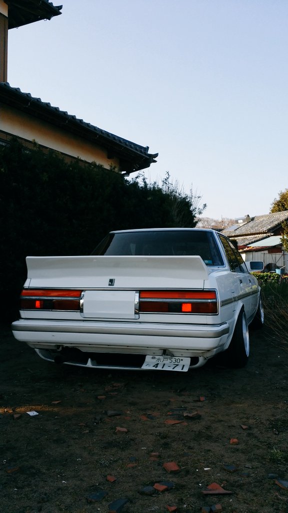 トヨタGX71、ヒロモータースポイラー、当時物、旧車