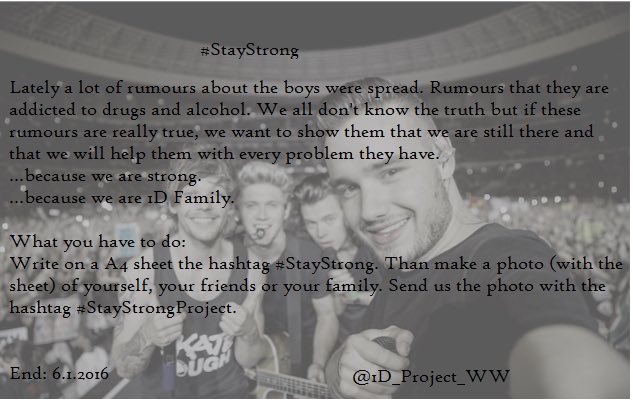 1D_Project_WW's tweet image. Only 2 more days to join our first project... #stayStrongProject