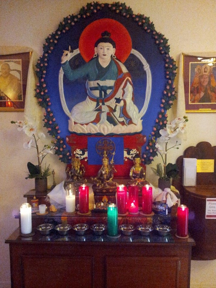 kunzangpalyul's tweet photo. The Migyur Dorje Altar in our foyer
#VirtualTour #blessings #terton
c @JALPalyul https://t.co/nBH2YrEyjN