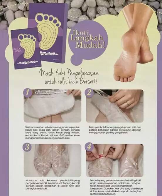 makeitsup_'s tweet image. Mask untuk kaki girls