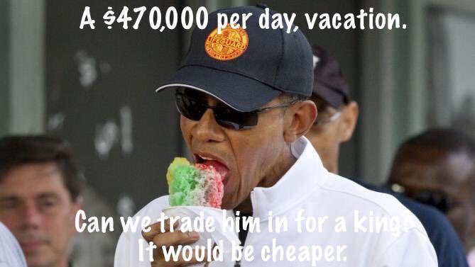 MEEchelleO's tweet photo. @BarackObama said "At some point you've MADE enough money", not SPENT it!!
-mao
@POTUS #SpenderInChief @FLOTUS https://t.co/iB6HpDq8tf