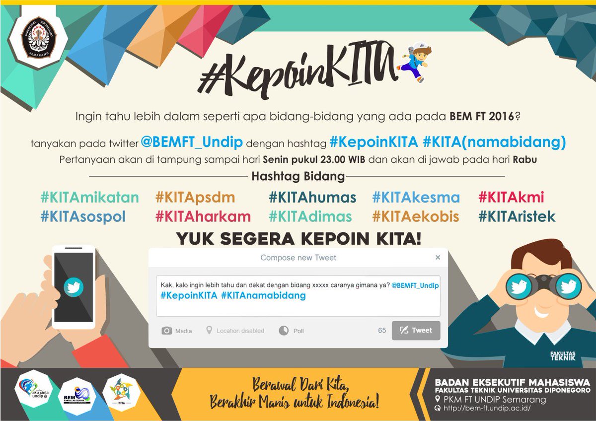 BEM FT Undip tweet media