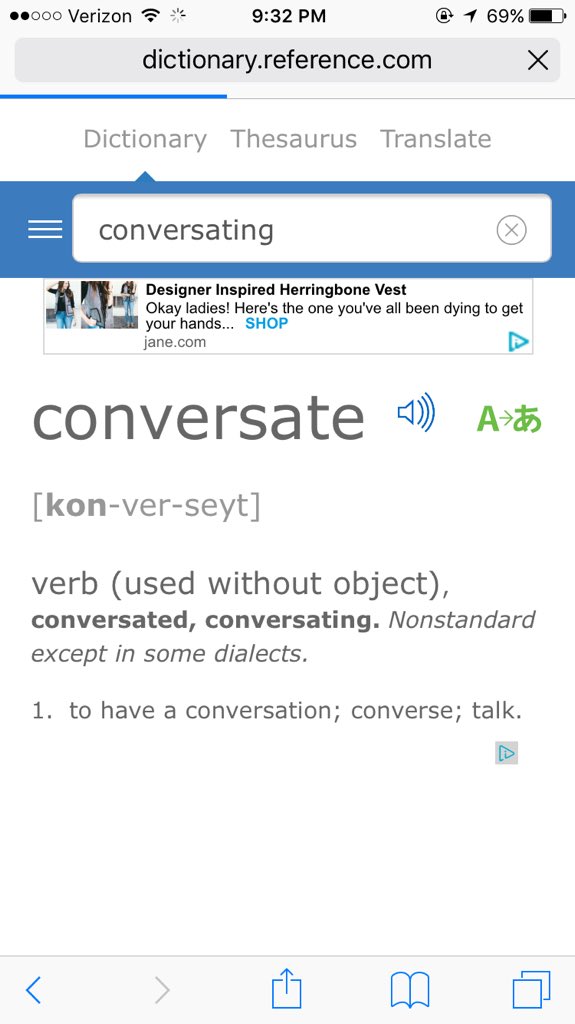 conversate meaning