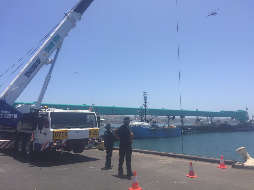 Jarrad Brevi On Twitter Crane Retrieving Car Which Ploughed Off